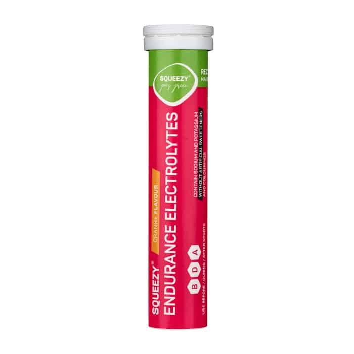 Squeezy Endurance Electrolytes Elektrolyte Tabletten (80 g) Orange