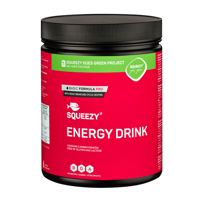 Squeezy Energy Drink Basic Formula Pro Elektrolyte Getränk vegan 650 g