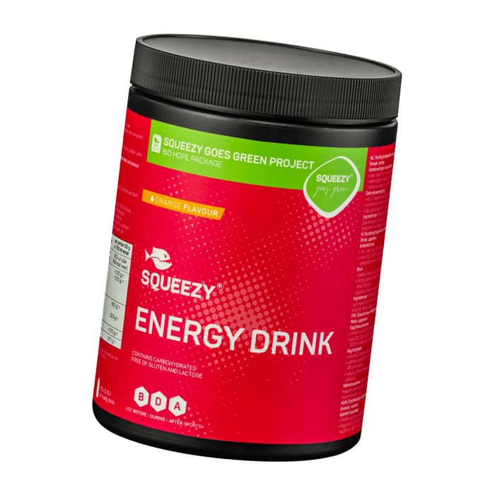 Squeezy Energy Drink Orange Iso Getränk vegan (650 g)