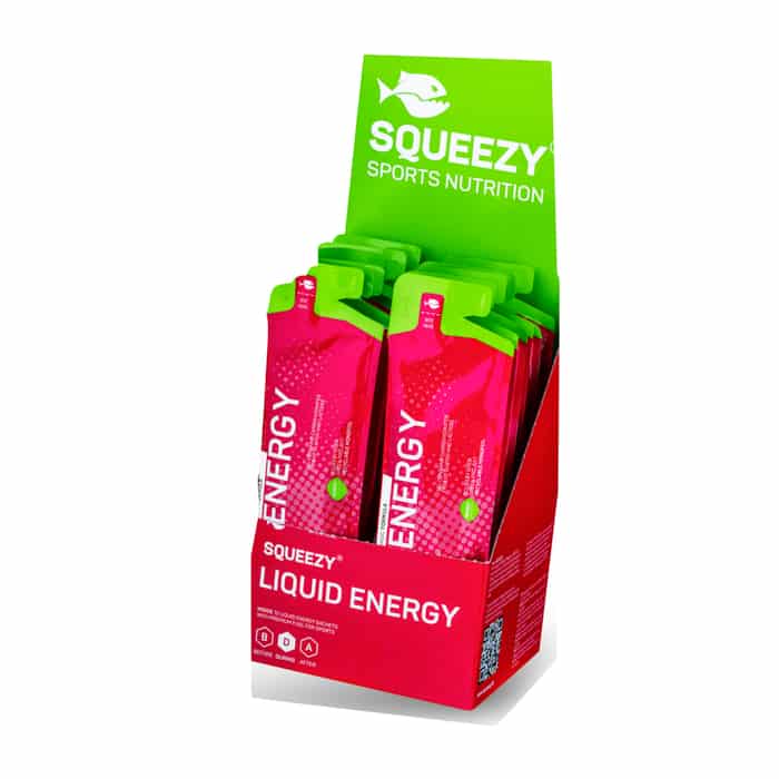 Squeezy Liquid Energy Gel vegan Box (12 x 60 ml) Basic Formula