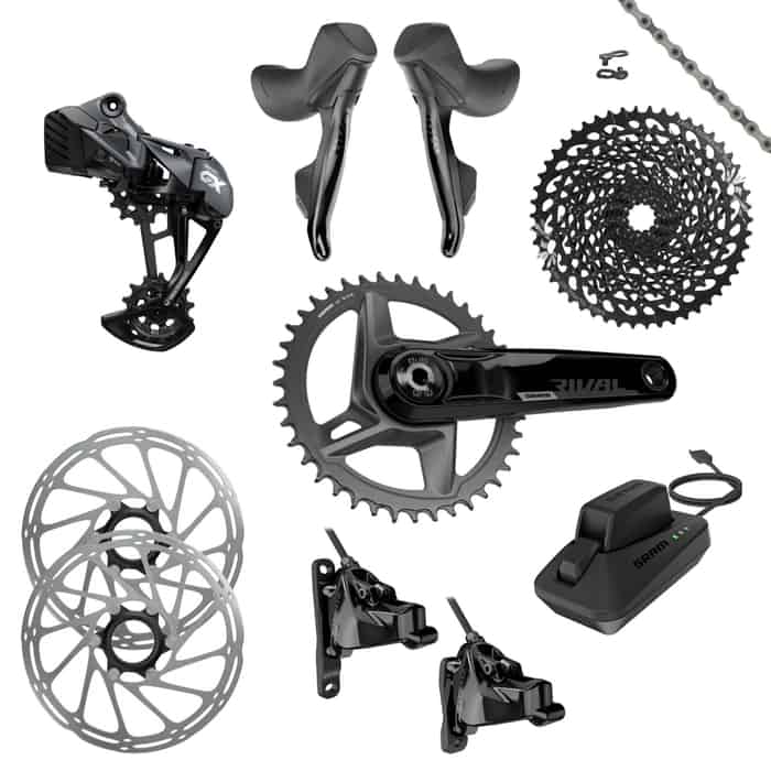 SRAM Rival Mullet eTap AXS 1 x 12-fach Gravel-Gruppe
