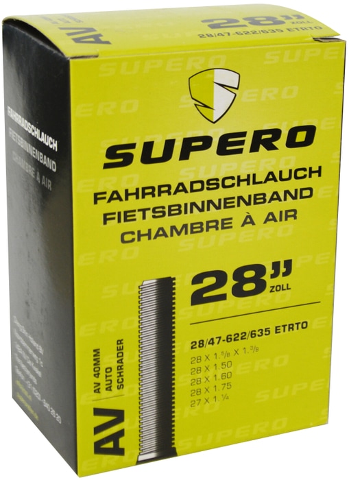 Supero AV Fahrradschlauch 28"