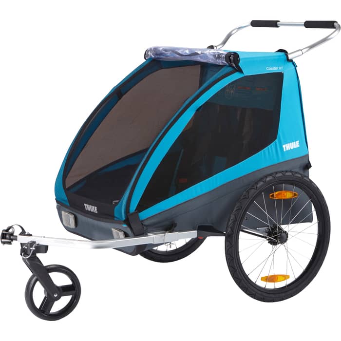Thule Coaster XT Fahrradanhänger Kinder 2 blau
