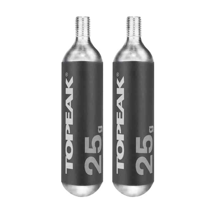 Topeak 25 g CO2-Kartuschen mit Gewinde (2 Stk.)