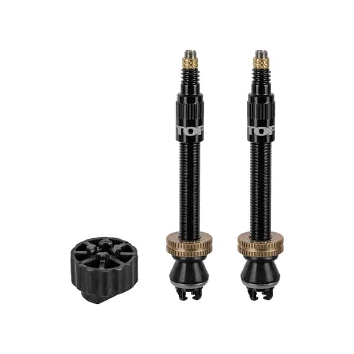 Topeak Turboflow Valve Kit Tubeless Ventil (2 Stk.)