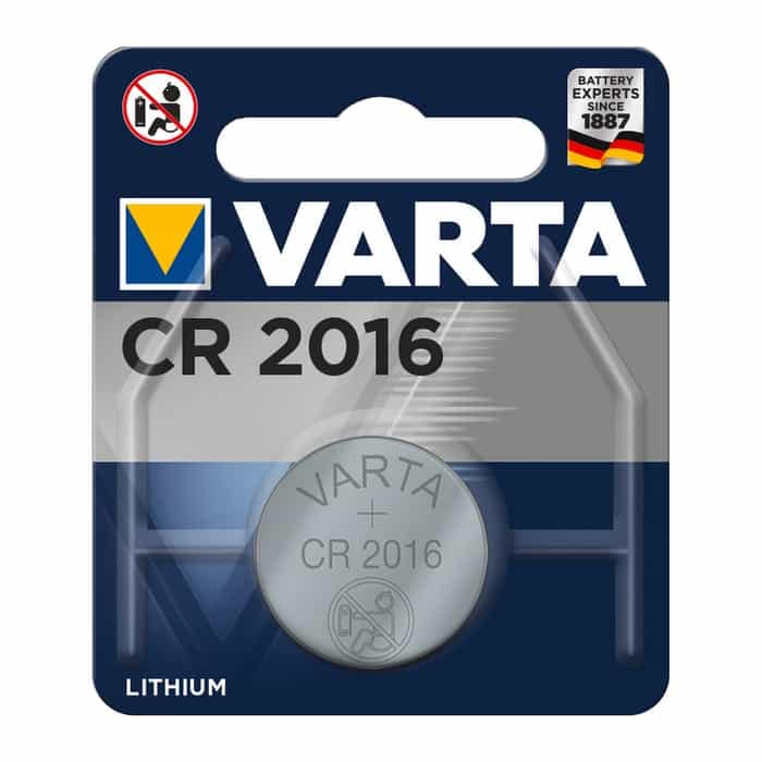 Varta CR 2016 Knopfzellen Batterie