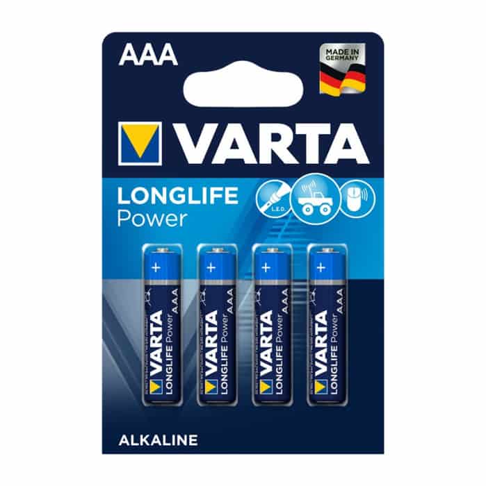 Varta Longlife Power AAA Batterien (4 Stk.)