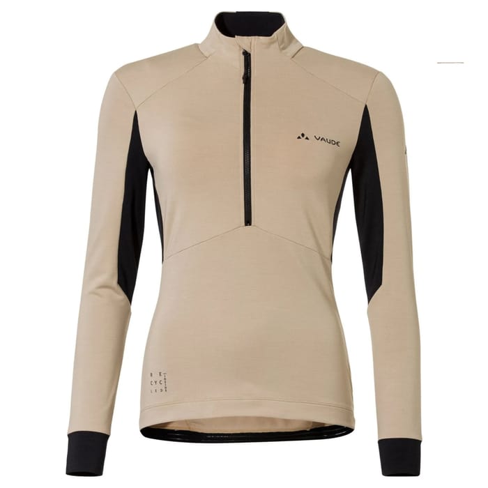 Vaude Kuro Halfzip LS Radtrikot langarm Damen linen | 40