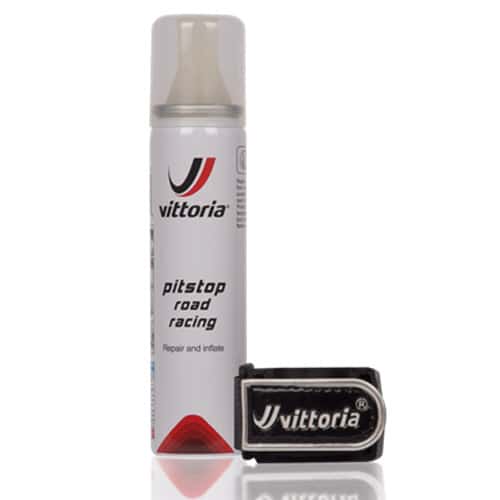 Vittoria Pit Stop Road Racing Pannenspray (75 ml) + Adapter Clip