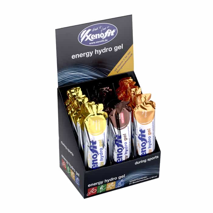 Xenofit Energy Hydro Gel Energy-Gel 3-fach sortiert Box (21x60 ml)
