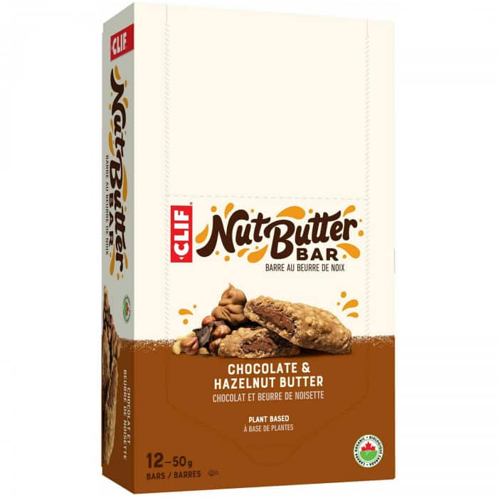 Clif Bar Nut Butter Filled Energieriegel Box (12 x 50 g) Schokolade-Haselnuss