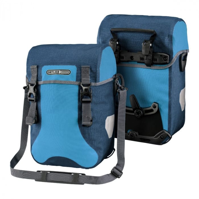 Ortlieb Sport-Packer Plus Fahrrad-Packtaschen (Paar) Dusk Blue - Denim