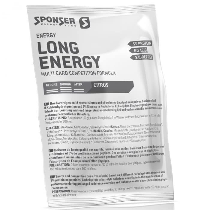 Sponser Long Energy 5 % Kohlenhydrat-Pulver (700 g)