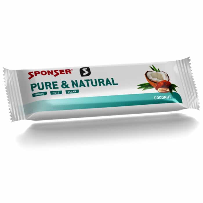 Sponser Pure & Natural Energieriegel Box (25 x 50 g)