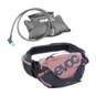 Evoc Hip Pack Pro 3 Gürteltasche Fahrrad grau/pink inkl. 1,5 l Trinkblase