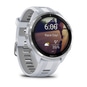 Garmin Forerunner 965 GPS Triathlon Multisportuhr Steinweiss / Titan