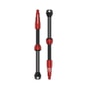 Lezyne CNC TLR Pro Tubeless Ventil rot (2 Stk.) 80 mm