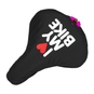 Liix Saddle Cover Sattelbezug Fahrrad I Love My Bike schwarz