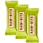 Raw Bite The Organic Fruit Nut Bite Energieriegel vegan 3er-Set (3 x 50 g) Lime