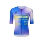 Santini Tour de France Alp d Huez Radtrikot kurzarm Herren