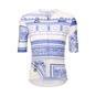 Santini Tour de France Arc de Triomphe Radtrikot kurzarm Herren weiß | L