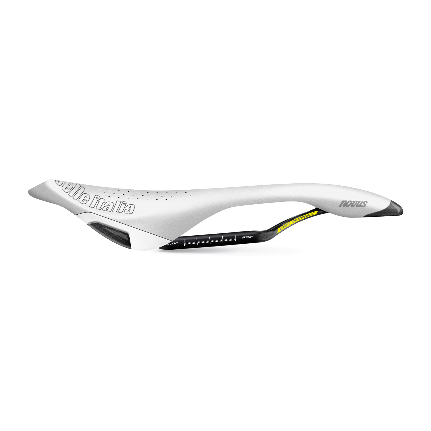 パーツ Selle Italia novus kit carbonio flow Selle Italia Novus Kit Carbonio Flow Fahrradsattel - mit Aussparung!