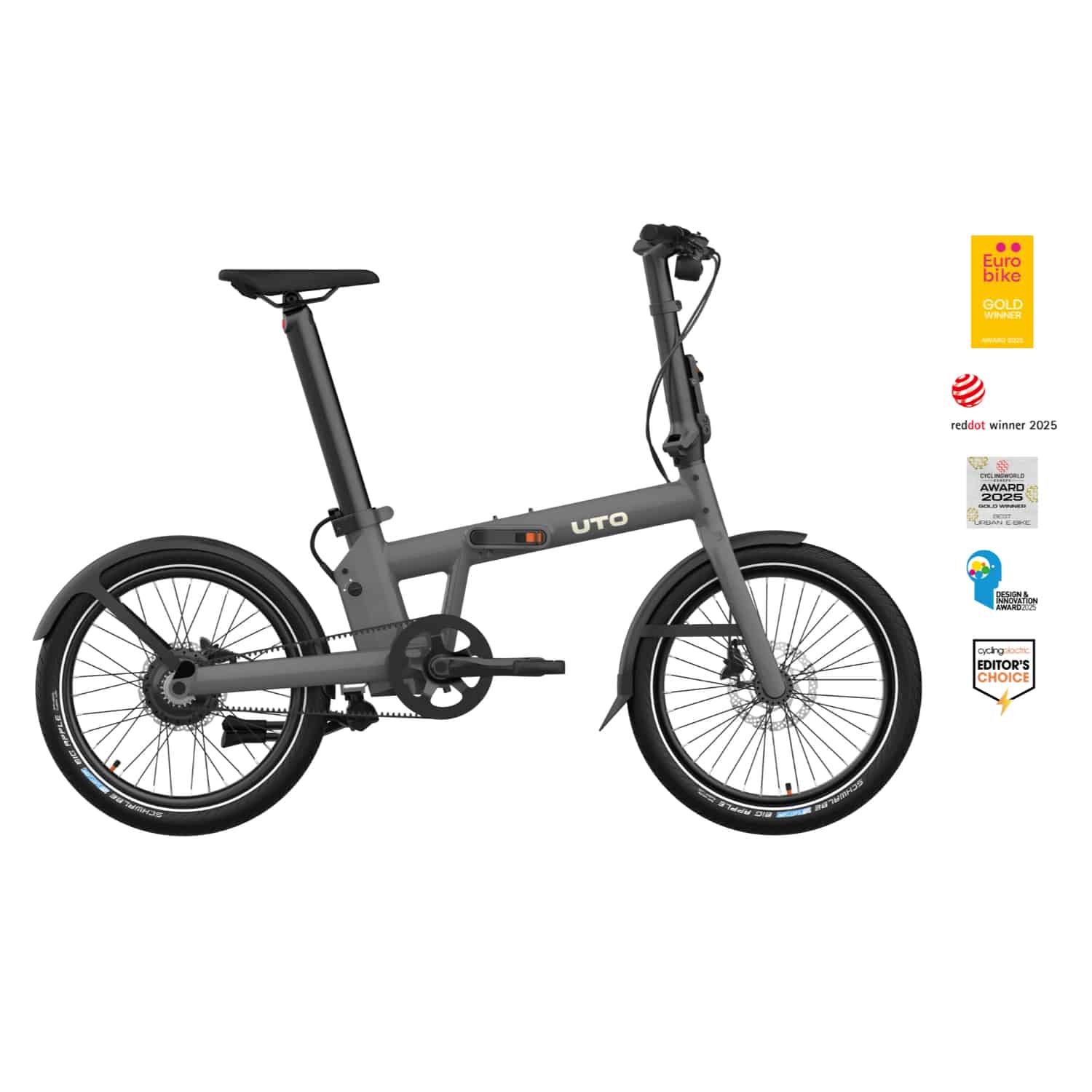 www deutschlandtest de fahrräder DERUIZ Peridot E-Bike-20 Zoll klapprad Elektrofahrrad, 250W 55N.m Hinterradmotor, 3