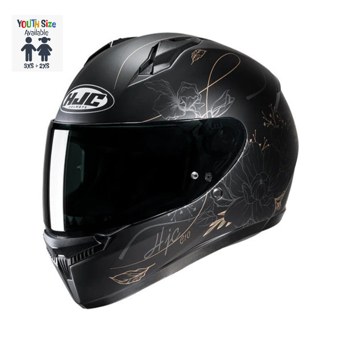 HJC Helmets Mixte C10 Casque moto, Blanc, L EU