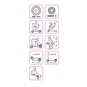 Globber Muuwmi 200mm Scooter pink