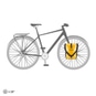 Ortlieb Sport-Roller Fahrrad-Tasche (Paar) Gelb-Schwarz