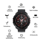 Polar Grit X2 Pro Outdoor Multisport Smartwatch schwarz (B-Ware)