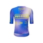 Santini Tour de France Alp d Huez Radtrikot kurzarm Herren