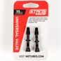 Universal Valve Tubeless-Ventil Aluminium schwarz