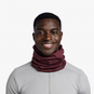 Buff Merino Lightweight Solid Garnet Schlauchschal