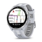 Garmin Forerunner 965 GPS Triathlon Multisportuhr Steinweiss / Titan