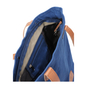 Liix Organic Canvas Fahrradtasche und Zusatztasche Blau