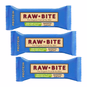 Raw Bite The Organic Fruit Nut Bite Protein Eiweißriegel vegan 3er-Set (3 x 45 g) Peanut Caramel