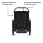 Thule Chariot Sport 2 Double Fahrradanhänger Kinder schwarz