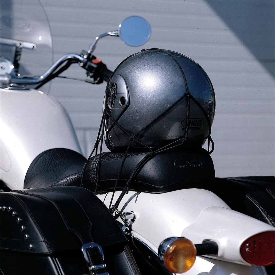 2er Pack Motorrad-Gepäcknetz 40x40cm – Elastisch Produktbild-Vorschau 3