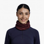 Buff Merino Lightweight Solid Garnet Schlauchschal