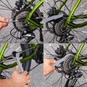 Eufab 10-teiliges Fahrrad Pflegeset mit Koffer