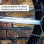 Farbviereck Fahrrad-Schutzaufkleber Set Maxi transparent