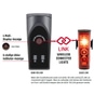 Sigma Aura 100 Link Frontlicht + Blaze Link Rücklicht Fahrradbeleuchtung Set