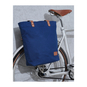 Liix Organic Canvas Fahrradtasche und Zusatztasche Blau
