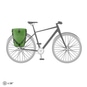 Ortlieb Back-Roller Plus CR Fahrrad-Packtaschen (Paar) Moosgrün/Kiwi (Dunkelgrün)