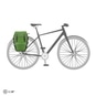 Ortlieb Bike-Packer Plus Fahrrad-Packtaschen (Paar) Kiwi - Moos Grün