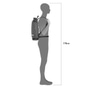 Ortlieb Commuter-Daypack Urban Freizeit-Rucksack 21 l | Pepper (Grau)