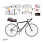 Ortlieb Seat-Pack QR 13 L Satteltasche braun