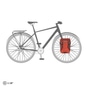Ortlieb Sport-Packer Plus Fahrrad-Packtaschen (Paar) Salsa - Dark Chili