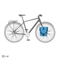 Ortlieb Sport-Roller Plus Fahrrad-Packtaschen (Paar) Dusk Blau / Jeans